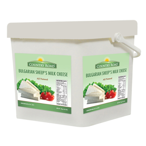 Bulgarian Sheep&#39;s Milk Cheese in brine in plastic tub NW: 7 kg (15.4 lbs)