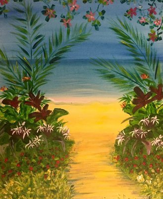 Original Painting – Path to Secret Beach