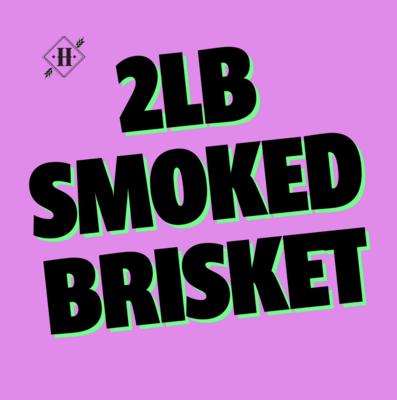 Vacuum Packaged Smoked Brisket - 2LB Sizing