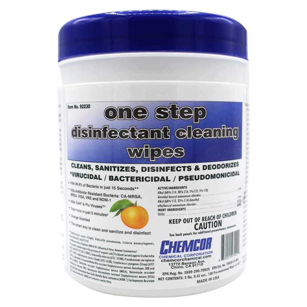 One Step Disinfectant Cleaning Wipes
