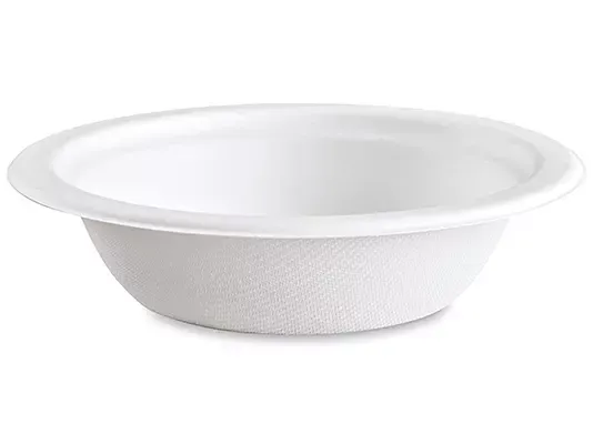 Bagasse Bowl, 12 oz. , White finish, 1000 Bowls / case
