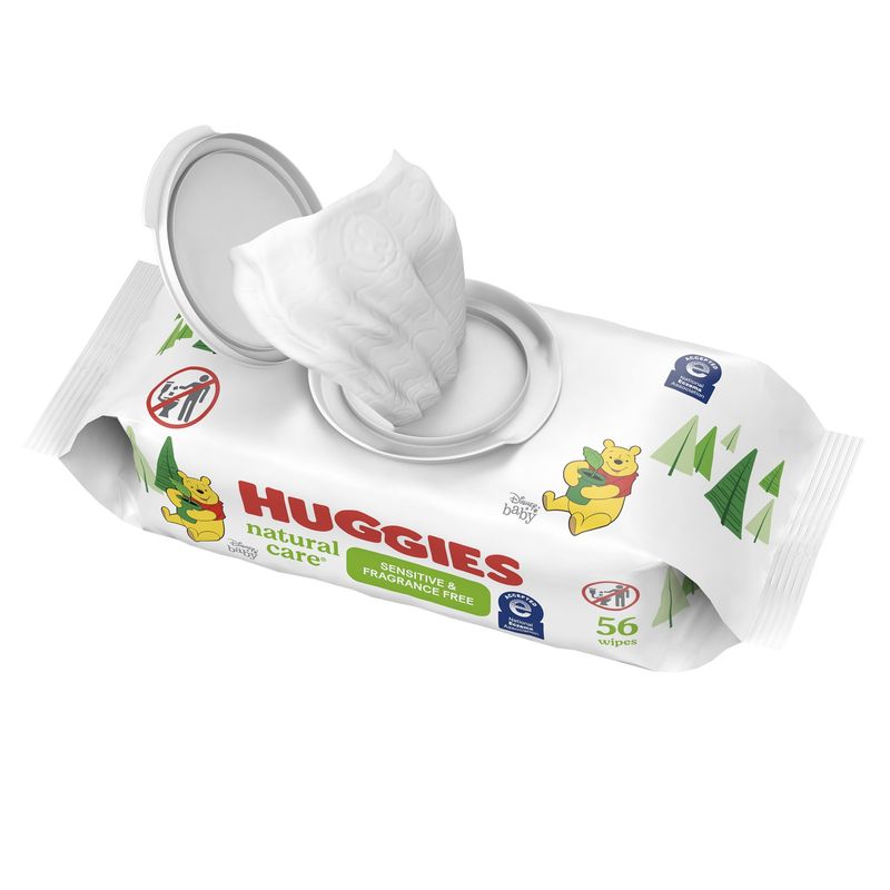 Baby Wipe Huggies® Natural Care® Soft Pack Aloe / Vitamin E Unscented 56 Count WIPE, WET BABY HUGGIES NAT CARE UNSCNTD (56/PK 10PK/ CASE) Baby Wipe Huggies® Natural Care® Soft Pack Aloe / Vitamin E Unscented 56 Count WIPE, WET BABY HUGGIES NAT CARE UNSCNTD (56/PK 10PK/ CASE)