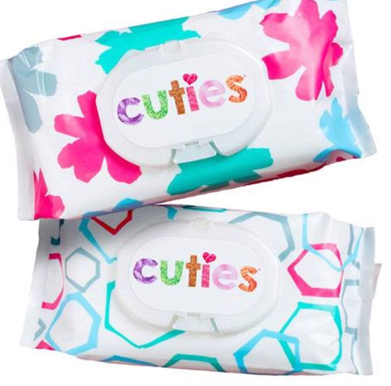 Cuties Baby Wipes 72 pack 12 pk/ case Cuties Baby Wipes 72 pack 12 pk/ case