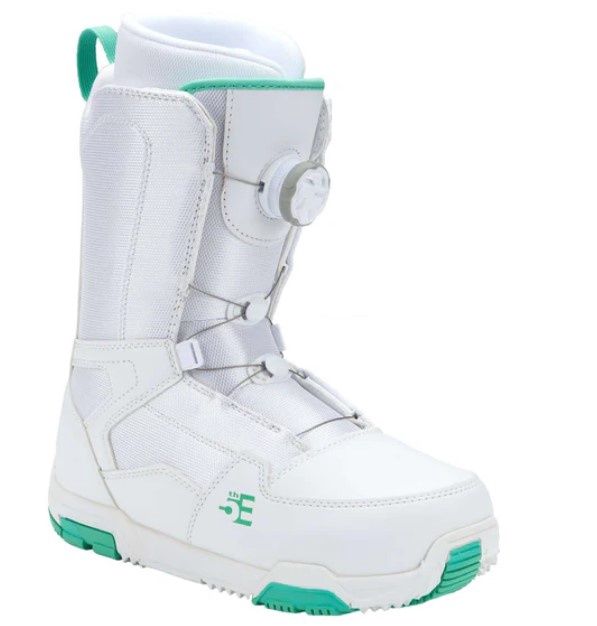 5th Element Women&#39;s L-2 Atop Boot, COLOR: WHITE/TEAL, SIZE: 8