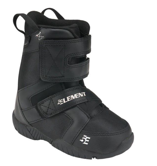 5th Element Youth ST-Mini Velcro Boot, COLOR: BLACK, SIZE: 1