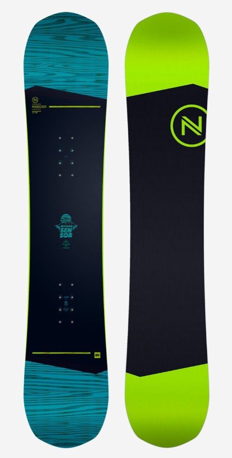 Nidecker Youth Micron Sensor Board, COLOR: BLK/BLU, SIZE: 140