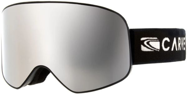 Carve Frother S Goggle, COLOR: MT BLK, Lens: GRY SLV IRI
