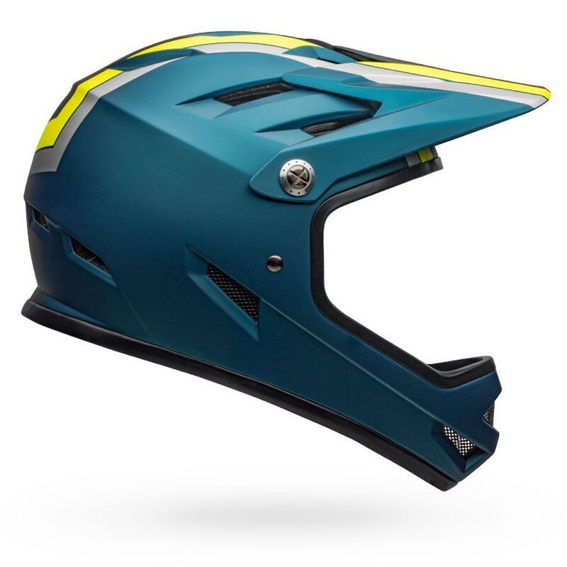 Bell Sanction Helmet, SIZE: L, COLOR: BLUE/RET