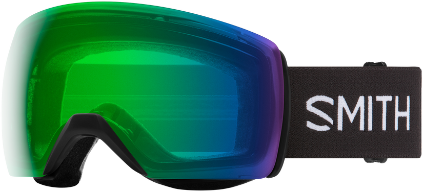Smith Skyline XL Goggle, COLOR: BLACK, Lens: POP ED GRN