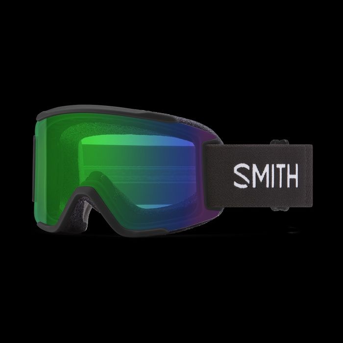 Smith Squad S Goggle, COLOR: BLACK, Lens: POP ED GRN/CLR