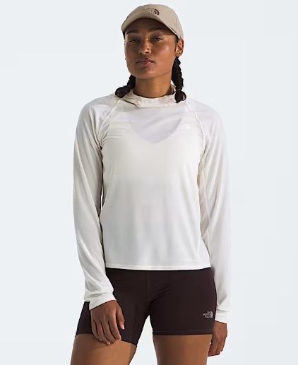 Women&#39;s Adventure Sun Hoodie, COLOR: WHITE DUNE, SIZE: S