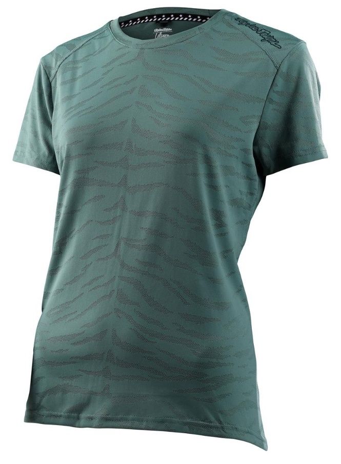 Women&#39;s Lilium SS Jersey, COLOR: STEEL GREEN, SIZE: XL
