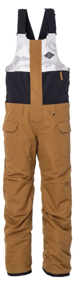 Boy&#39;s Frontier Bib, COLOR: BREEN COLORBLOCK, SIZE: S