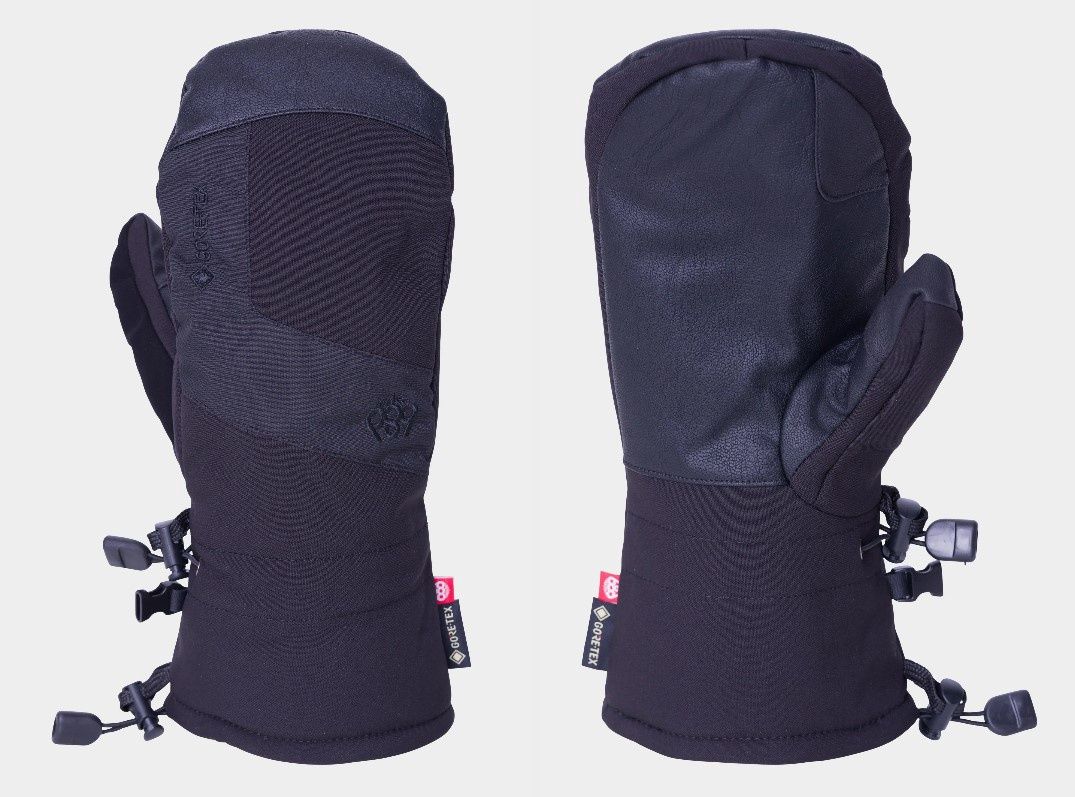 686 Men&#39;s GTX Linear Mitt, COLOR: BLACK, SIZE: M