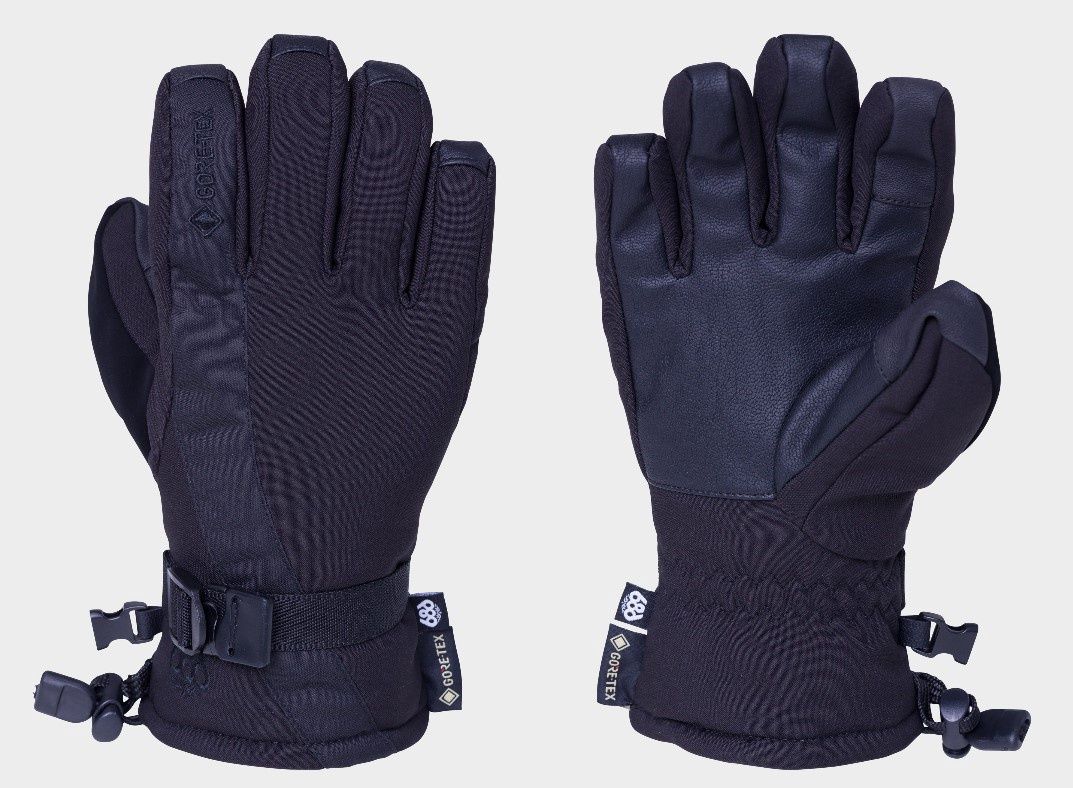 686 Women&#39;s GTX Linear Glove, COLOR: BLACK, SIZE: S