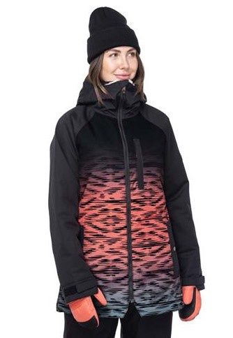 Women&#39;s Dream Jacket, COLOR: BLACK IKAT FADE, SIZE: XS