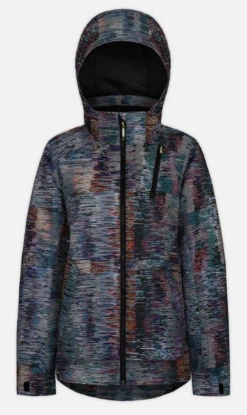 Women&#39;s Regular Jacket, COLOR: MULTI GLITCH, SIZE: S