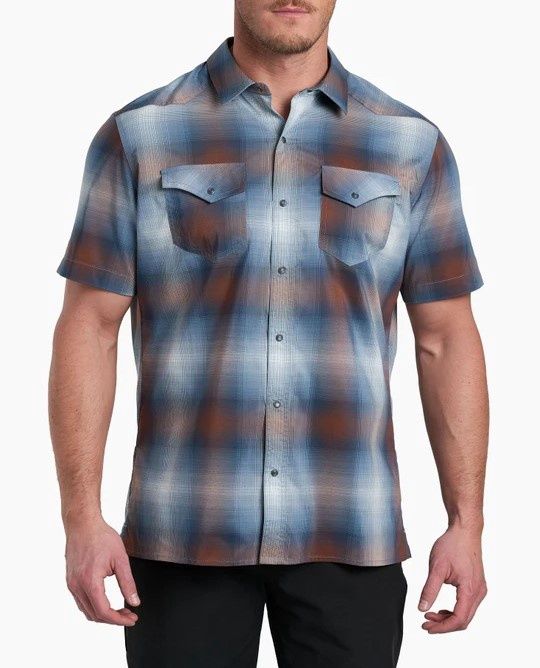 Men&#39;s Konquer SS Shirt, COLOR: RIVERS EDGE, SIZE: XL