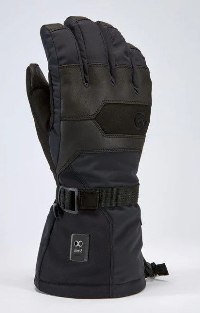 Gordini Women&#39;s Forge Heated Glove, COLOR: BLACK, SIZE: S/M