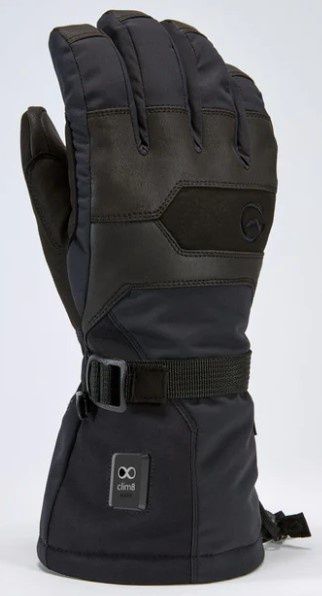 Gordini Men&#39;s Forge Heated Glove, COLOR: BLACK, SIZE: L/XL