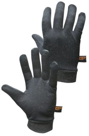 WSI Men&#39;s Heatr Glove Liner, COLOR: BLACK, SIZE: M