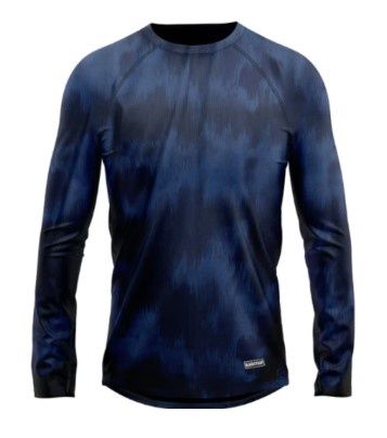 Men&#39;s Summit Crew, COLOR: GLITCH NAVY, SIZE: S