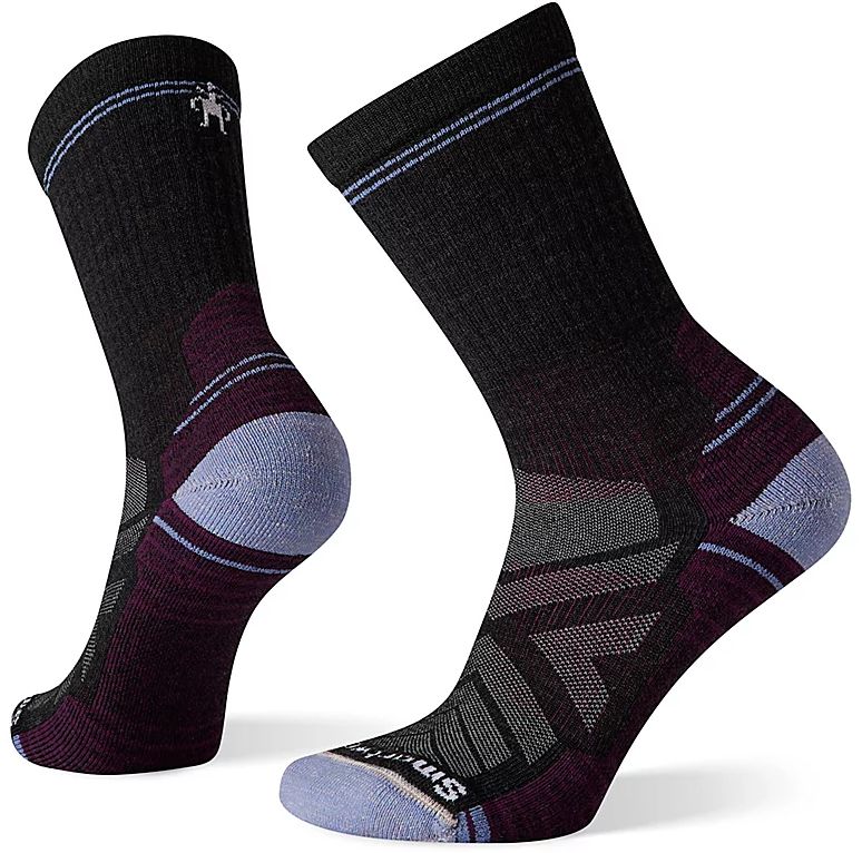WOMEN&#39;S HIKE LC CREW SOCK, COLOR: CHARCOAL, SIZE: M