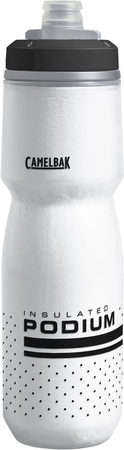 Camelbak Podium Chill Bottle, COLOR: WHITE/BLACK, SIZE: 24oz