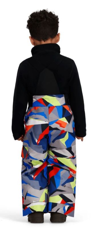 Boy's Volt Print Bib Pant