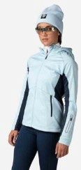 Women&#39;s Softshell Hoodie, COLOR: GLACIER, SIZE: S