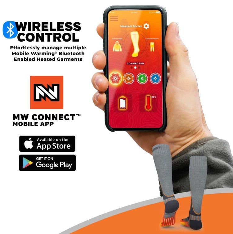 Mobile Warming Pro Merino Heated Socks