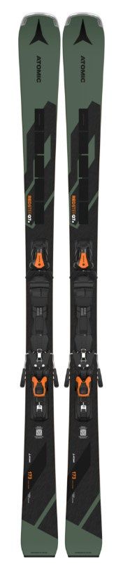 Atomic Redster Q7.8 Revoshock C + MI 12 GW Binding, Binding: E MI 12 GW Black/Orange F90, COLOR: Grn/Blk, SIZE: 159
