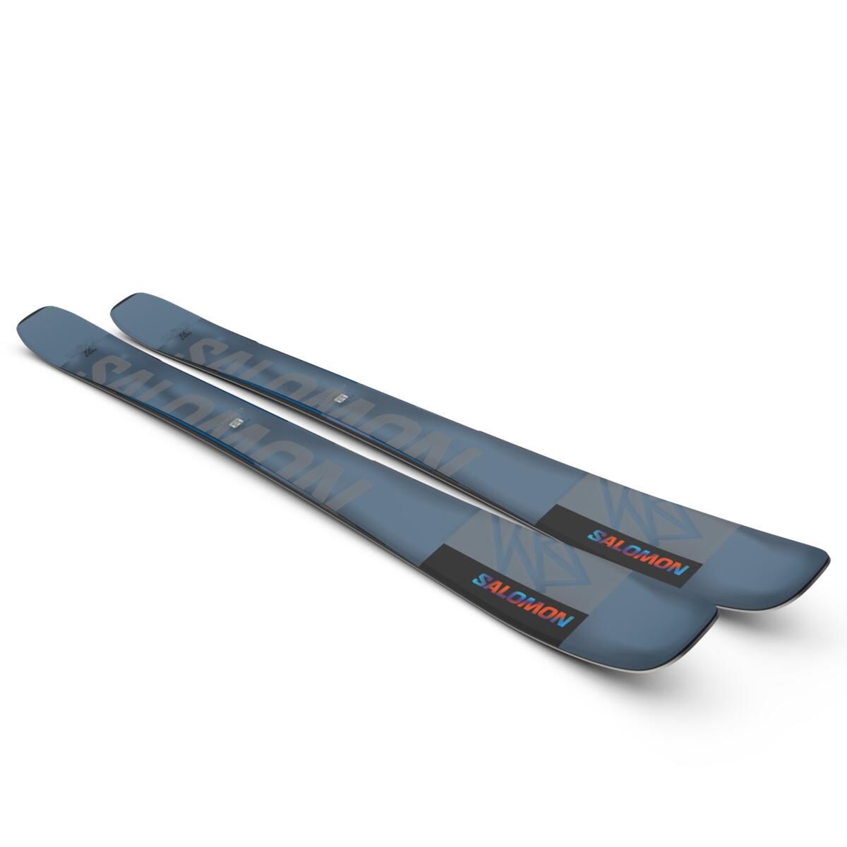 Salomon QST 92 Ski, Binding: Flat, COLOR: COPEN BLUE/SAFETY YELLOW, SIZE: 160