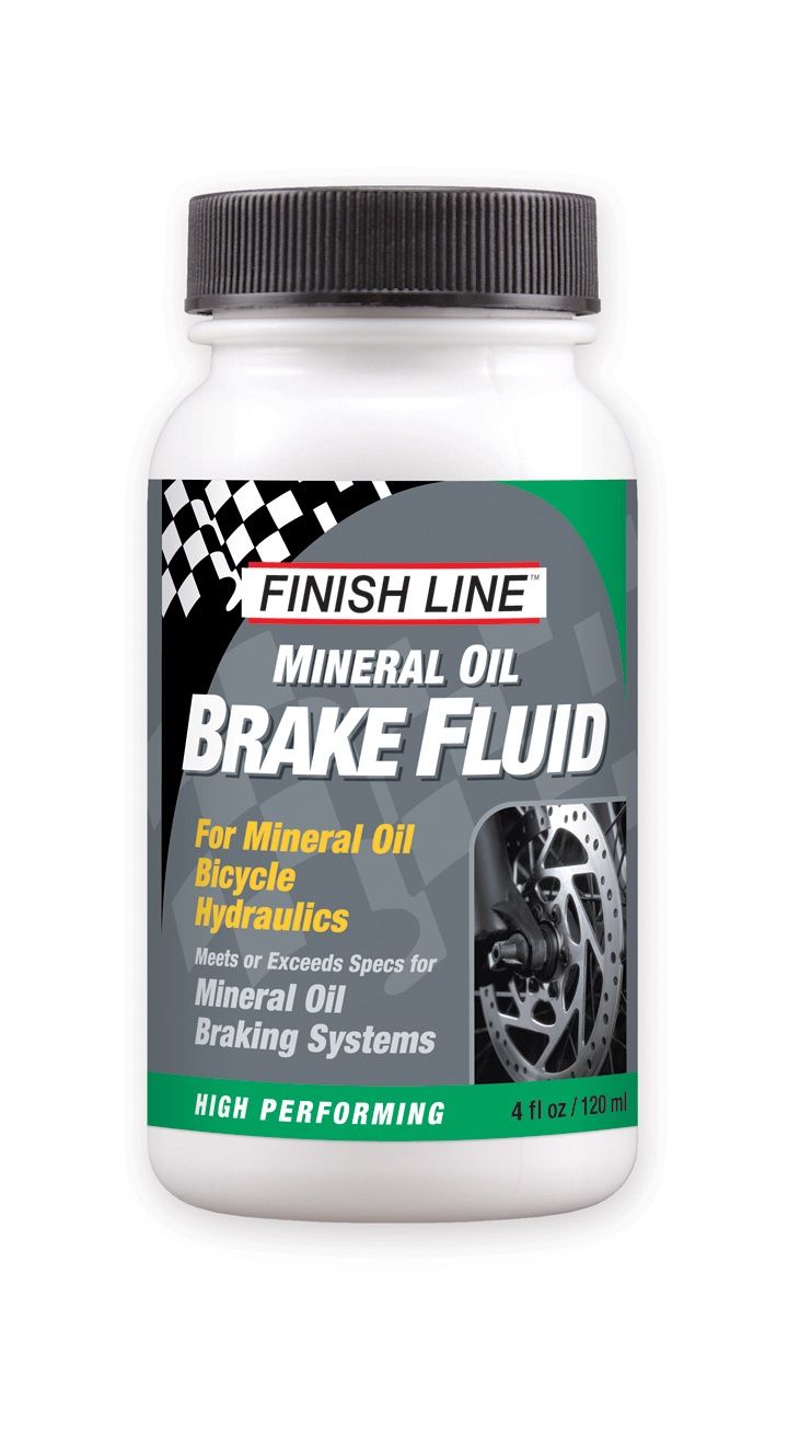 Finish Line Brake Fluid, Formula: Mineral Oil, SIZE: 4oz