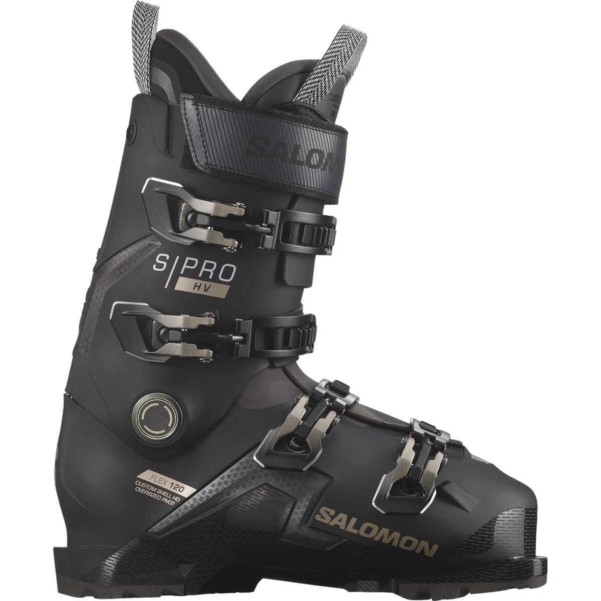 Salomon S/Pro HV 120 GW Boot, COLOR: BLK/TI/BELUGA, SIZE: 26/26.5