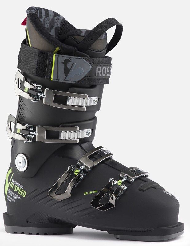Rossignol HiSpeed Pro 100MV Boot, COLOR: BLK/YEL, SIZE: 29.5