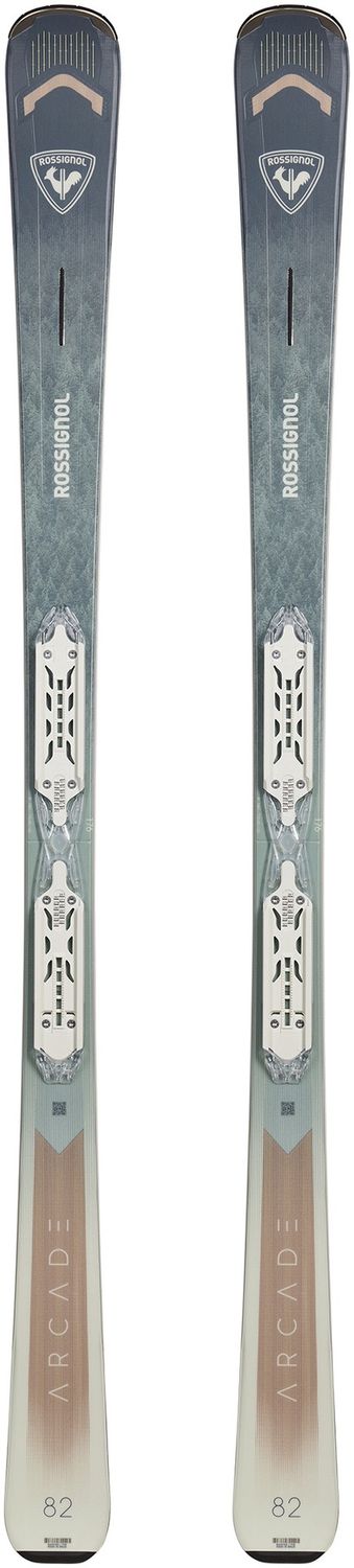 Rossignol Women&#39;s Arcade 82 + XP 11 GW Binding, Binding: XP 11 GW Wht Almond, COLOR: Blue, SIZE: 144