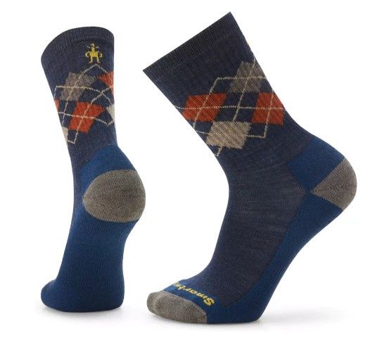Smartwool Everyday Diamond Jim Crew Sock, COLOR: DEEP NAVY, SIZE: L