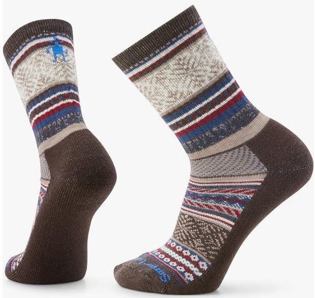 Smartwool Everyday Fairisle Crew Sock, COLOR: CHESTNUT, SIZE: L
