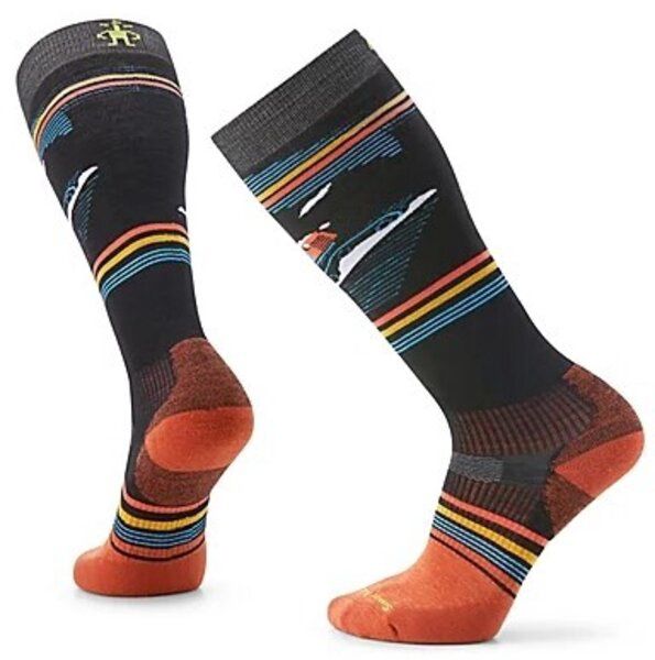 Smartwool Snowboard Targeted Cushion Piste Machine Sock, COLOR: BLACK, SIZE: L