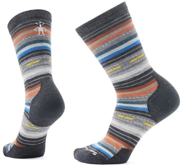 Smartwool Everyday Margarita Crew Sock, COLOR: FROSTY GREEN, SIZE: L