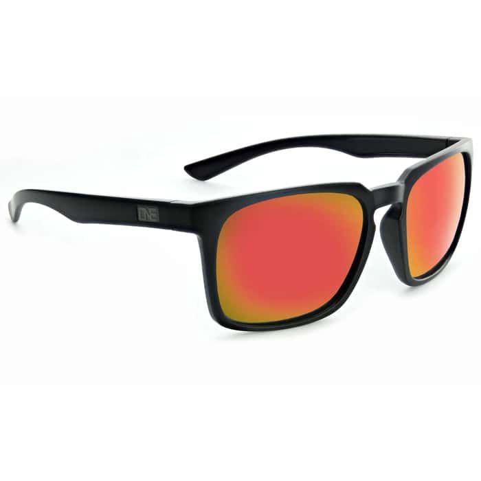 Optic Nerve Boiler, COLOR: MT BLACK, Lens: SMK RED MIRROR