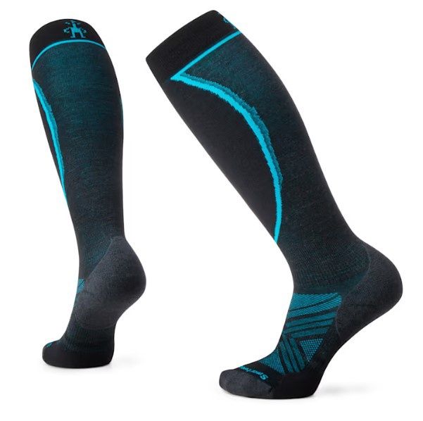 Smartwool Women&#39;s Ski Targeted Cushion Extra Stretch Sock, COLOR: CHARCOAL, SIZE: M