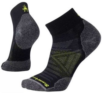 Smartwool PHD Outdoor Light Cushion Mini Sock, COLOR: BLACK, SIZE: L