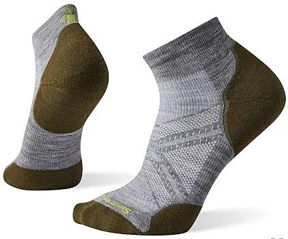 Smartwool PHD Run Light Elite Cushion Low Cut Sock, COLOR: LUNAR GREY, SIZE: L