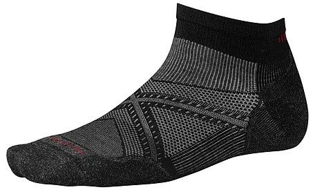 Smartwool PHD Run Lt Elite Low Cut Sock, COLOR: BLACK, SIZE: L