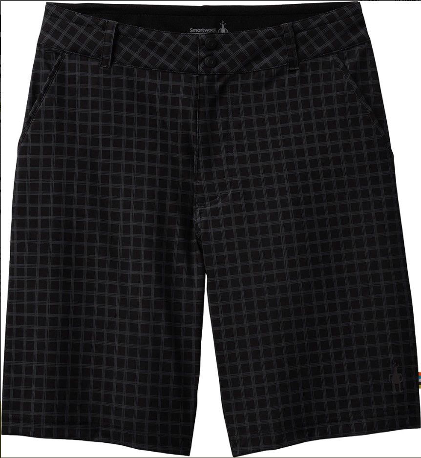 Men&#39;s Sport 10&quot; Short, COLOR: BLACK PLAID, SIZE: L