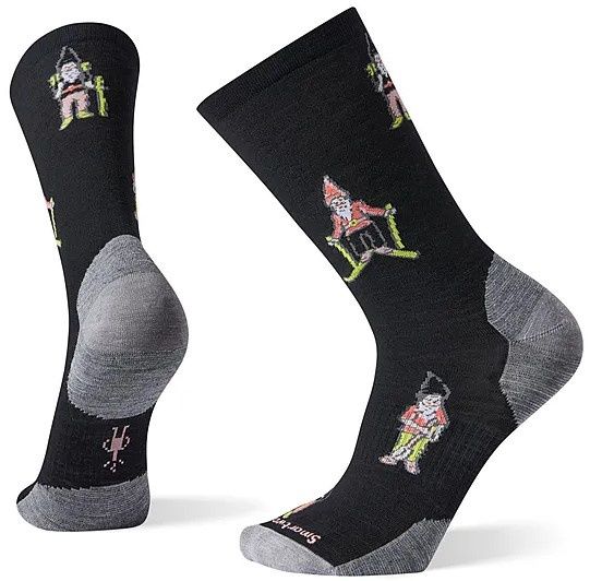 Smartwool Gnomes Crew Sock, COLOR: BLACK, SIZE: L