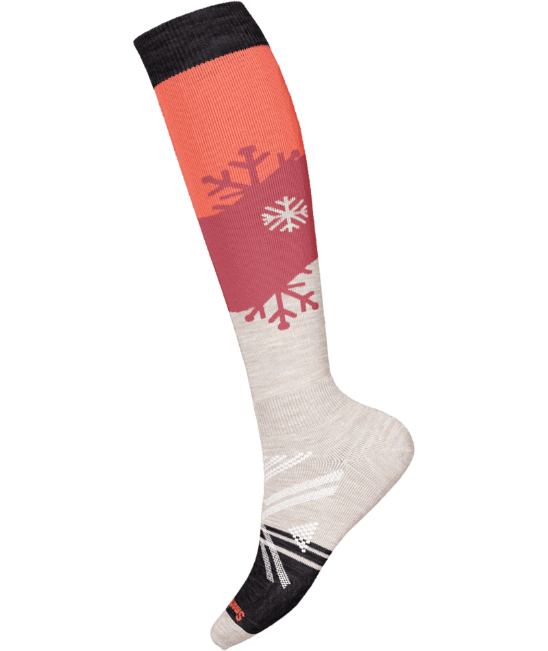 Smartwool Women&#39;s Ski Full Cushion Snowpocalypse Sock, COLOR: Moonbeam, SIZE: M