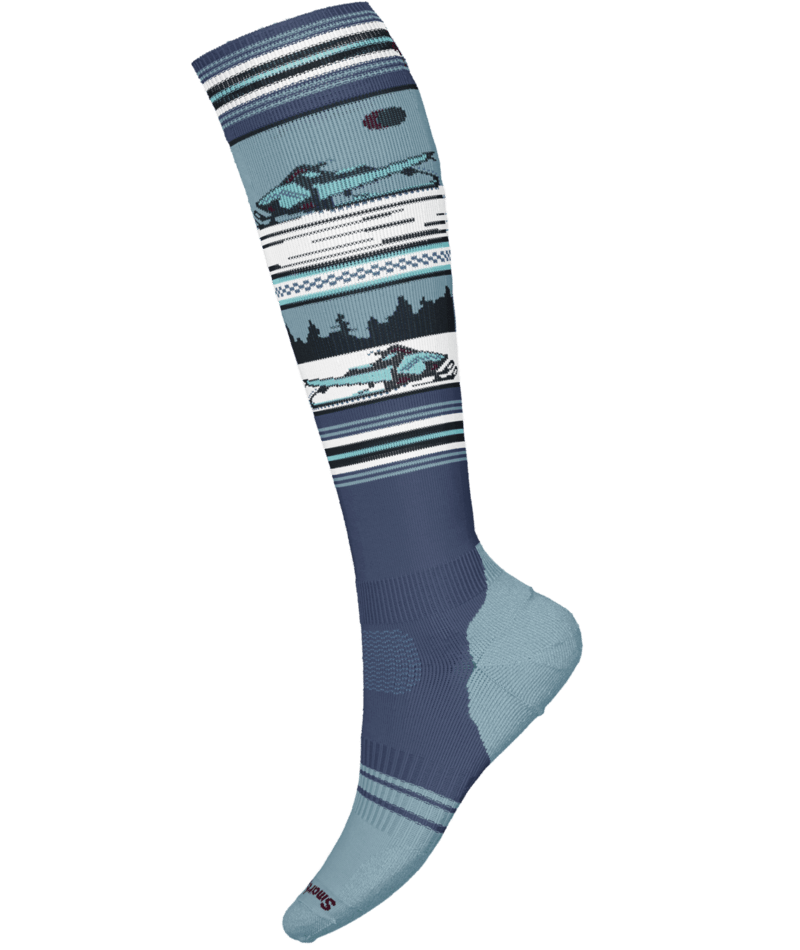 Smartwool Snowboard Full Cushion Snowmobile Sock, COLOR: Nightfall Blue, SIZE: L